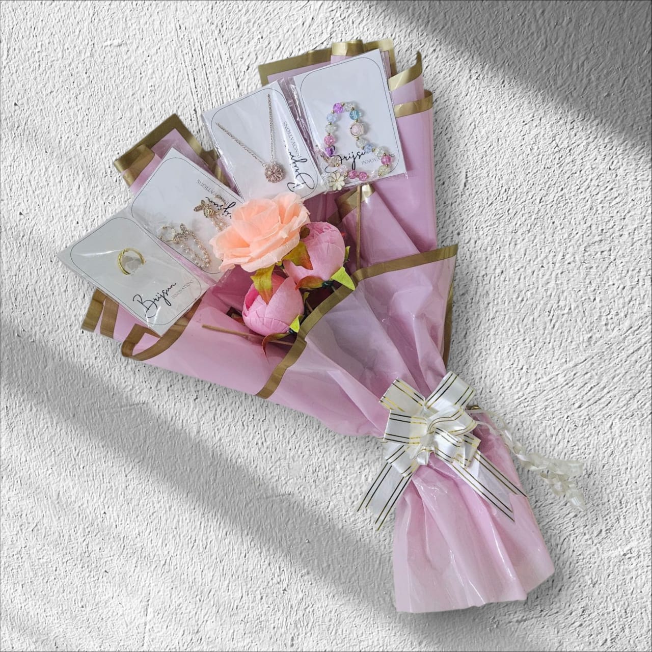 Multicolor Jewelry Bouquet Gift Set For Women