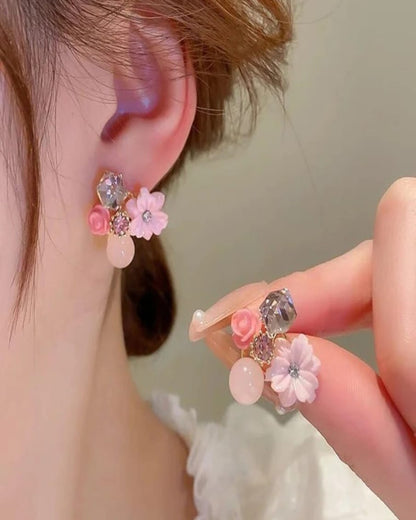 Earrings Combo Set of 6 | Heart, Floral, Bunny & Bow Studs for Girls & Women | Cute Korean-Style Daily Wear Pack