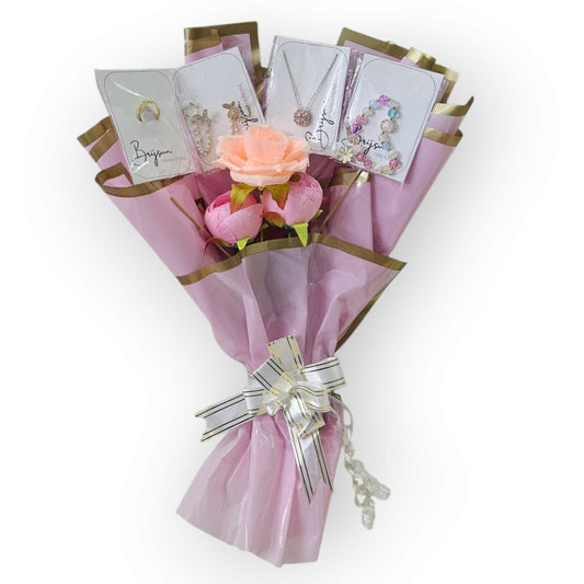 Multicolor Jewelry Bouquet Gift Set For Women