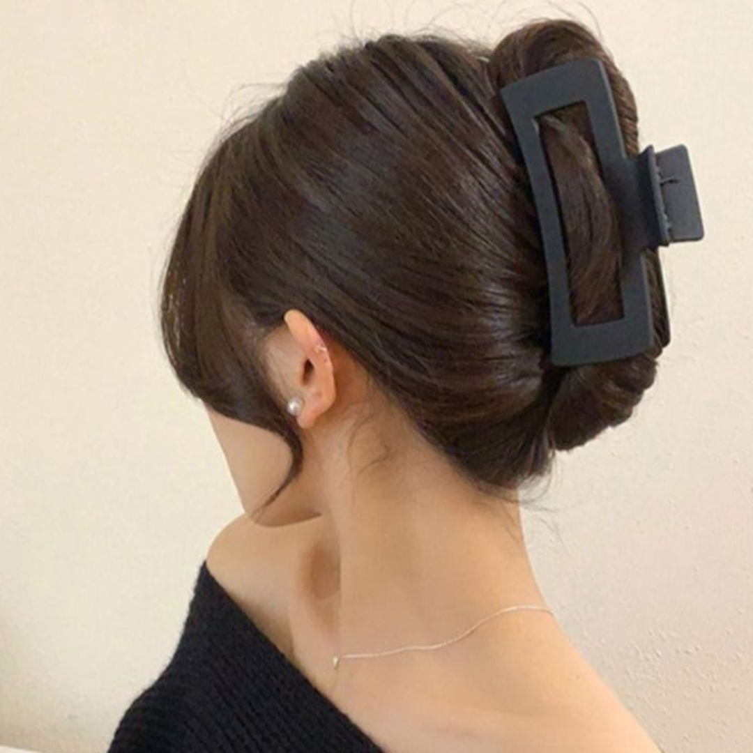 Minimal Hair Claw Clip for Women | Strong Hold Elegant Bun Clip