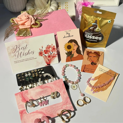 Pink All-In-One Glam Box/Gift For Women & Girls