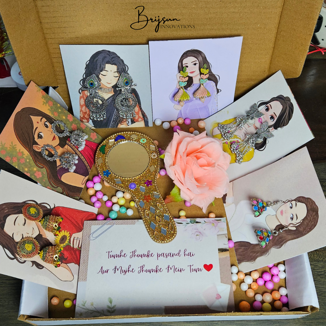Ethnic Jhumka Jewelry Gift Set – Perfect for Any Occasion