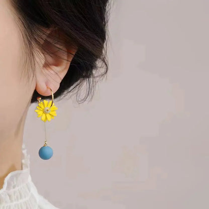 Trendy Cute Earrings Combo Set – 6 Pairs of Floral, Heart & Bear Earrings for Girls | Lightweight Daily Wear Studs & Hoops