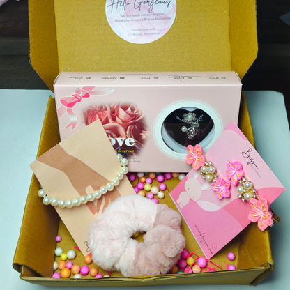 Luxury Gift Set – Wish Pearl Necklace & Accessories 🎁 Free Gift on Prepaid order