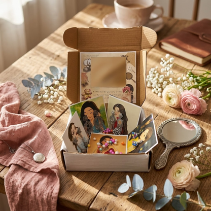 Jewellery Hamper Gift Set – 5 Earrings & 1 Ring Combo for Women