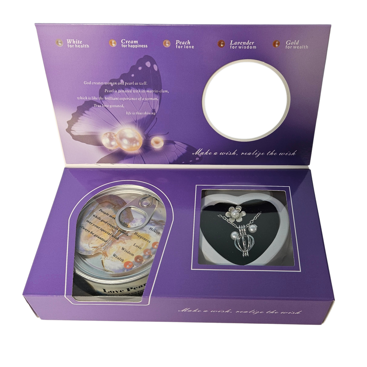 Love Pearl Jewelry Set – Necklace, Earrings & Ring 🎁 Free Gift on Prepaid order