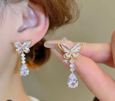 Trendy Korean Style Earrings Combo Set of 6 | Cute & Elegant Designs for Girls & Women | Floral, Bow, Drop & More