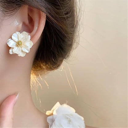Trendy Korean Style Earrings Combo Set of 6 | Cute & Elegant Designs for Girls & Women | Floral, Bow, Drop & More